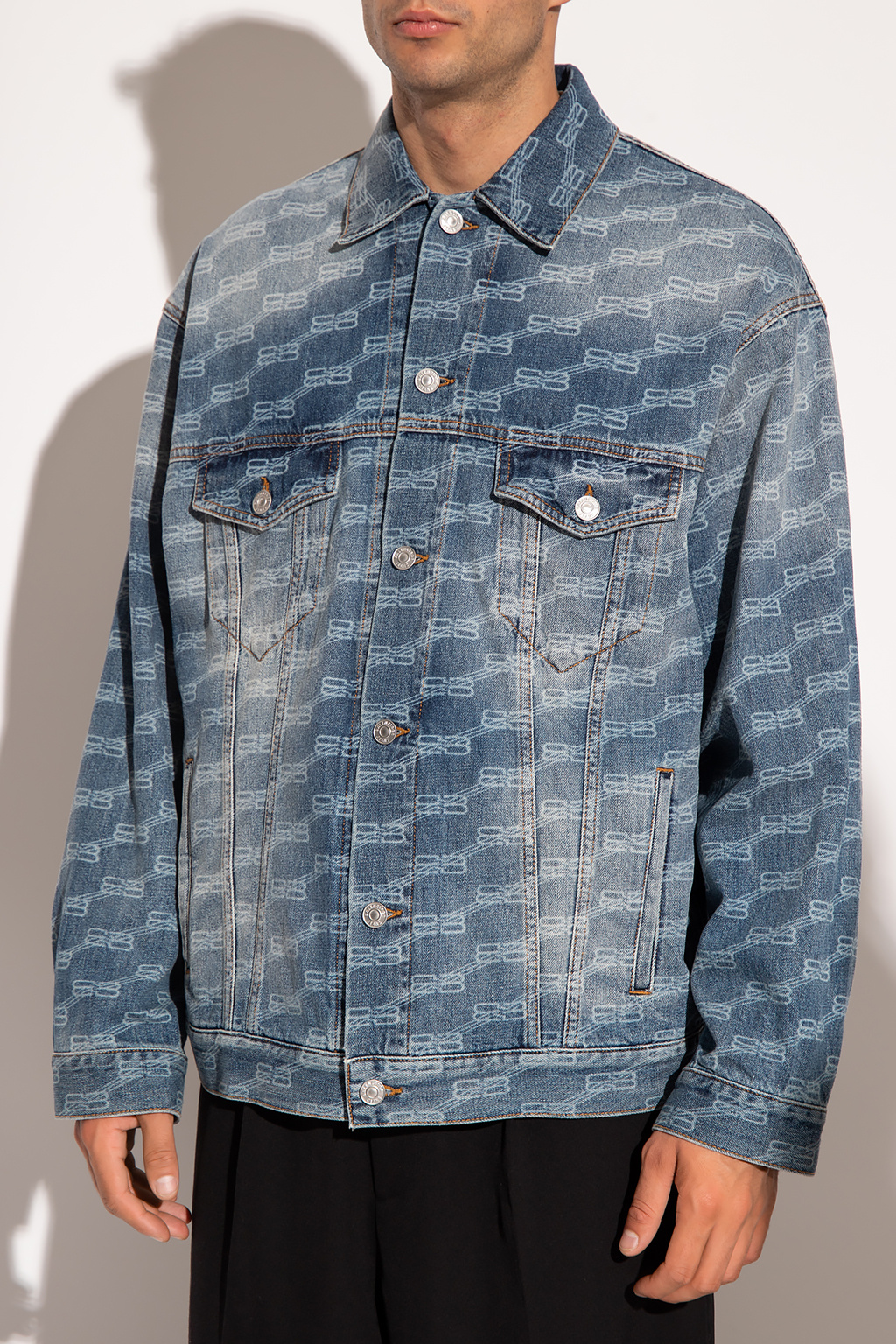 Balenciaga Relaxed-fitting denim jacket | Men's Clothing | Vitkac